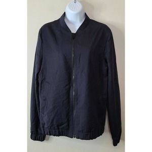 Zara Man Zip Up light weight Jacket wool blend